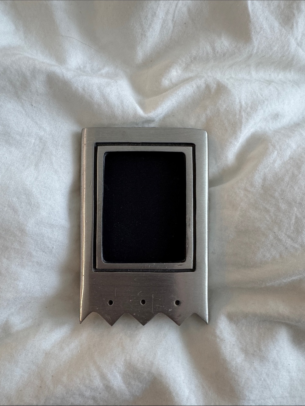 Lisa Jenks art deco  Silver mini Picture Frame
